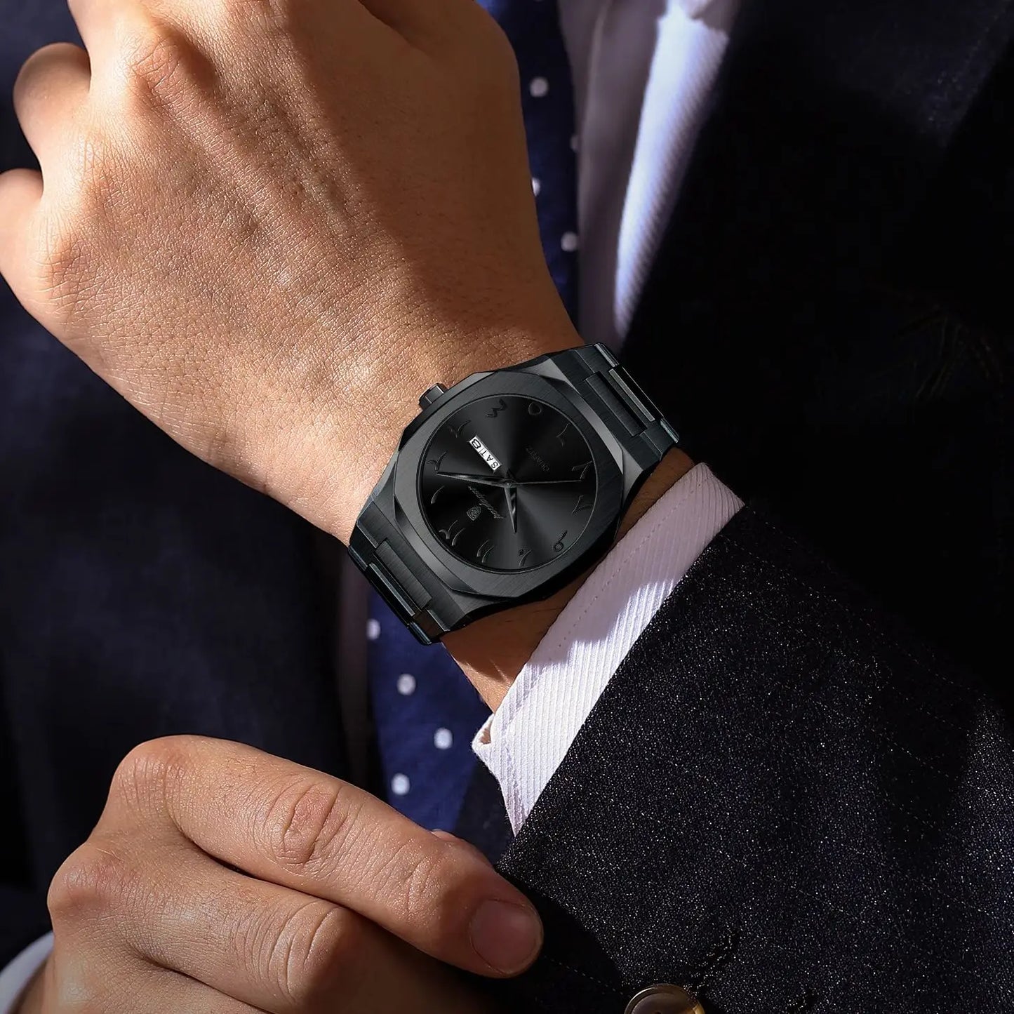 POEDAGAR montre militaire pour hommes étanche luxe semaine calendrier homme montre-bracelet Quartz acier inoxydable mode hommes montres mâle