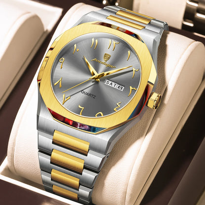 POEDAGAR montre militaire pour hommes étanche luxe semaine calendrier homme montre-bracelet Quartz acier inoxydable mode hommes montres mâle
